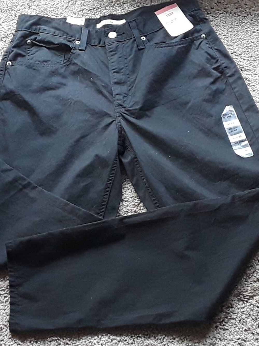 NWT Levis 80s Mom Jeans Black Wash 100% Cotton 31x30, A35060321 Size 12 Retro